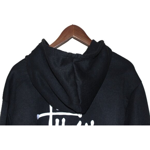 STUSSY (Replica) Unisex Fleece Hoodie, Black - Size XL - Picture 4 of 9